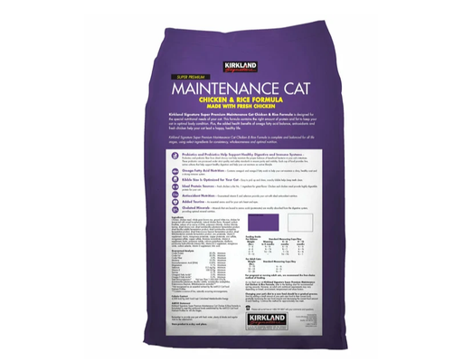 Kirkland Signature Super Premium Maintenance Cat Food Chicken