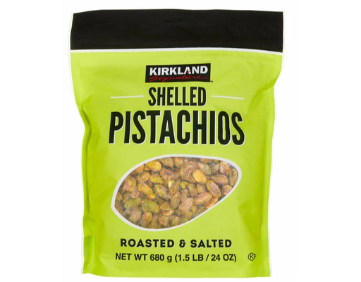 Kirkland Signature Shelled Pistachios Roasted & Salted 24 oz