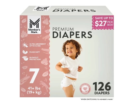 Member's Mark Diapers Sam's Club Size Diapers Member