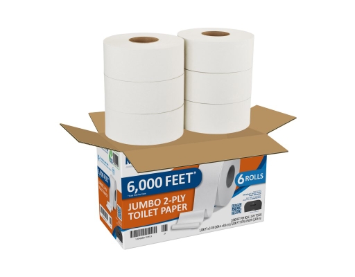 Jumbo 2-Ply Toilet Paper, 1000 Feet (6-pk) Marathon image 2