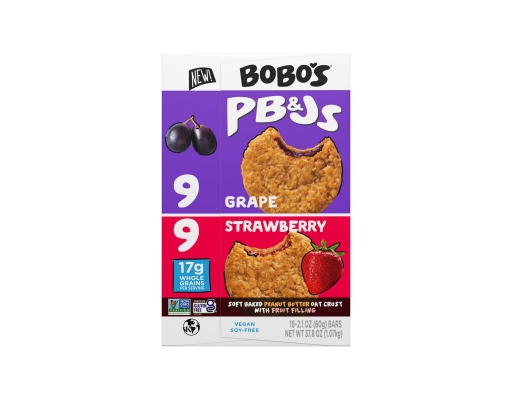 Bobo's PB&J Oat Snacks, Variety Pack, 18 pack