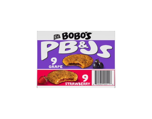 Bobo's PB&J Oat Snacks, Variety Pack, 18 pack