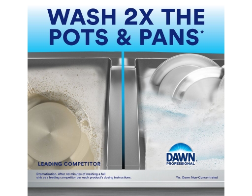 Professional Manual Pot & Pan Dish Soap, 1 gal., Choose Scent Dawn image 2
