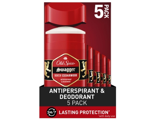 Old Spice Swagger Antiperspirant & Deodorant for Men, 2.6 oz., 5 pk.