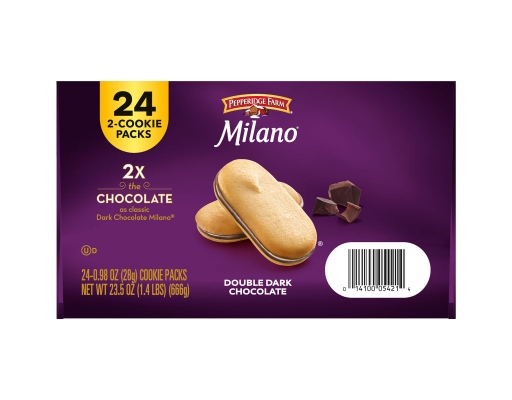 Pepperidge Farm Milano Cookies Double Dark Chocolate 0.98 oz (