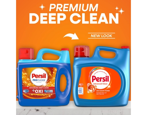 Persil OXI + Odor Power Liquid Laundry Detergent, 120 loads, 240 fl. oz.