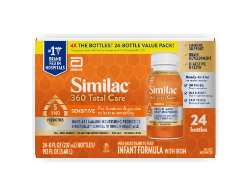 Similac 360 Total Care Ready to Feed Infant Formula with Iron S