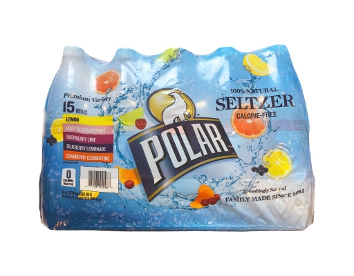 Polar Seltzer Water Variety Pack, 1L , 15 pack