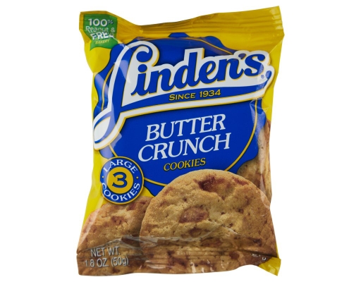 Linden's Butter Crunch Cookies, 1.8 oz., 18 pack