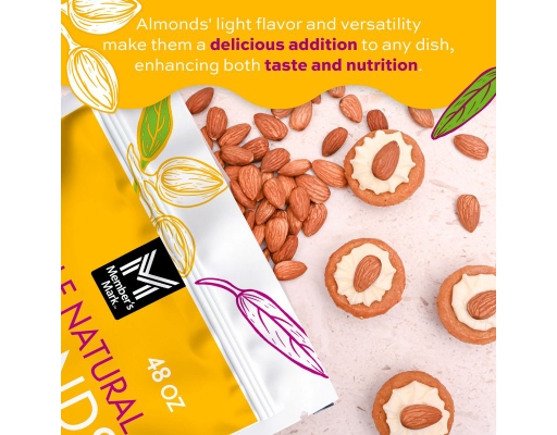 Natural Whole Almonds, 3 lbs. Member's Mark image 4