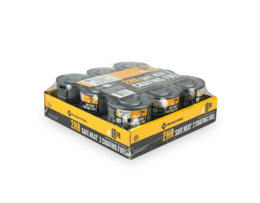 Member's Mark 2 Hour Safe Heat Chafing Fuel 18 ct