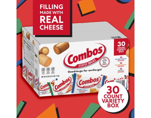 Combos Baked Snacks Variety Pack, 30 count