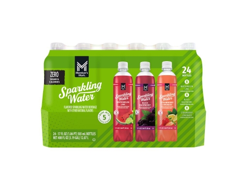 Member's Mark Sparkling Water Variety Pack, 17 24 pack