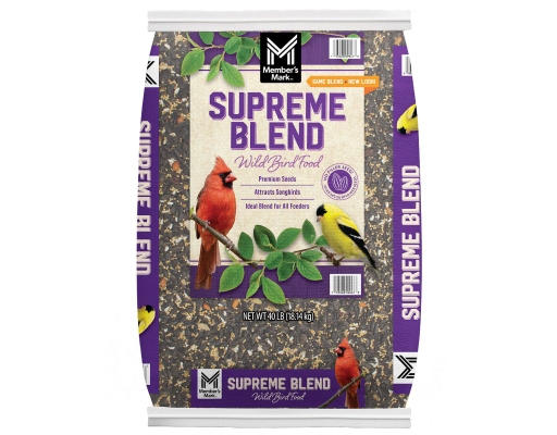 Member's Mark Supreme Blend Wild Bird Food 40 lbs.