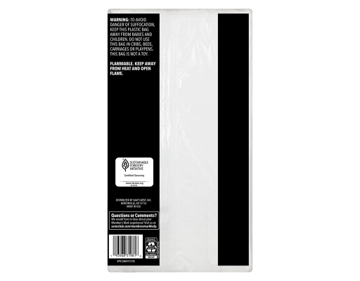 White 3-Ply Tissue Tablecovers, 54" x 108", 10 pack Member's Mark image 6