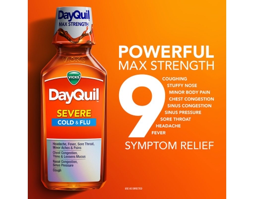 Vicks Severe Cold & Flu Relief Liquid Set Variety Pack 12 fl o