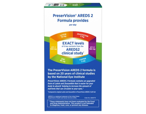 PreserVision Eye Vitamin & Mineral Supplement AREDS 2 Formula Mi