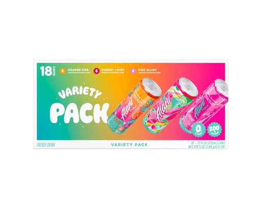 Alani Nu Energy Drink, Variety Pack, 12 fl oz, 18-count