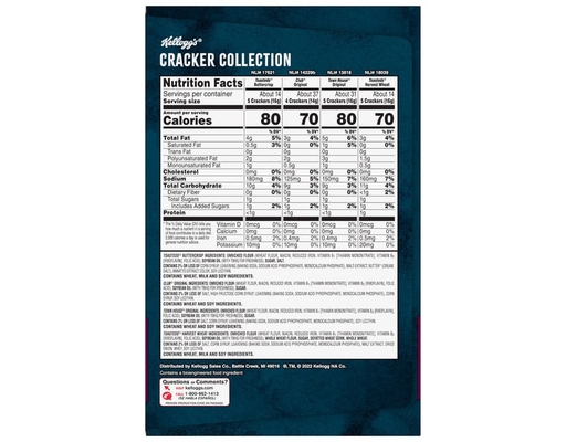 Cracker Collection, Variety Pack, 13 Stacks Kellogg's image 1