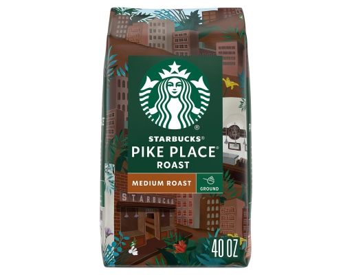 Starbucks Ground Coffee Pike Place Medium 40 oz
