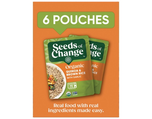 Seeds of Change Organic Rice Pouches Quinoa & Brown Rice 8.5 o