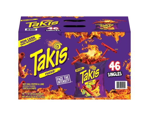 Takis Spicy Rolled Tortilla Chips Fuego 1 oz (46-pk)