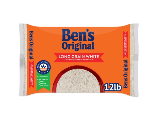 Ben's Original Long Grain White RIce 12 Pounds