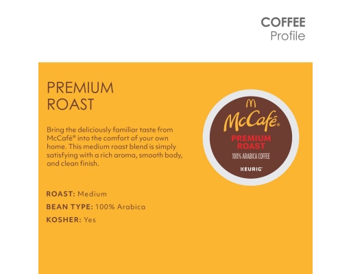 McCafe Premium Coffee Pods Medium 94 ct