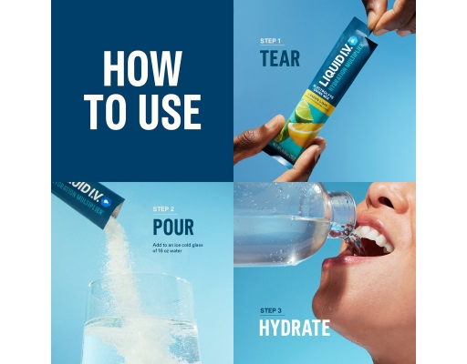 Liquid I.V. Hydration Multiplier Variety Pack, Lemon Lime