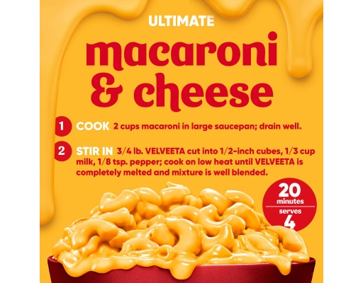 Pasteurized Cheese Loaf, 32 oz (2-pk) Velveeta image 10