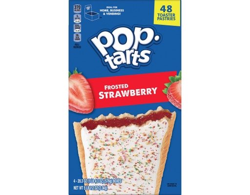 Pop-Tarts Toaster Pastries Strawberry 48 ct