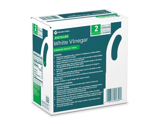 Distilled White Vinegar, 128 fl oz (2-pk) Member's Mark image 1