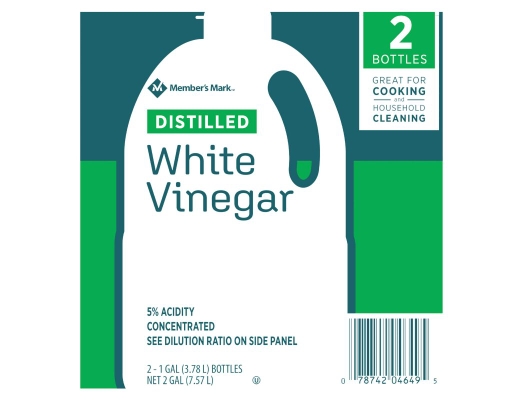 Distilled White Vinegar, 128 fl oz (2-pk) Member's Mark image 2