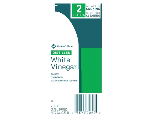 Distilled White Vinegar, 128 fl oz (2-pk) Member's Mark image 3