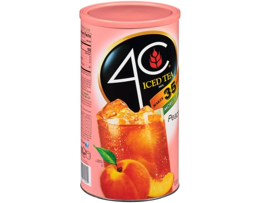 4C Iced Tea Mix Peach 82.6 oz