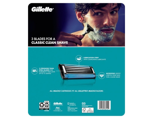 Gillette Mach3 Razor Cartridges 20 ct