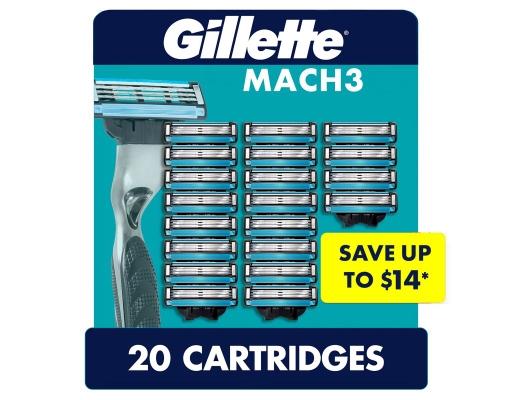 Gillette Mach3 Razor Cartridges 20 ct