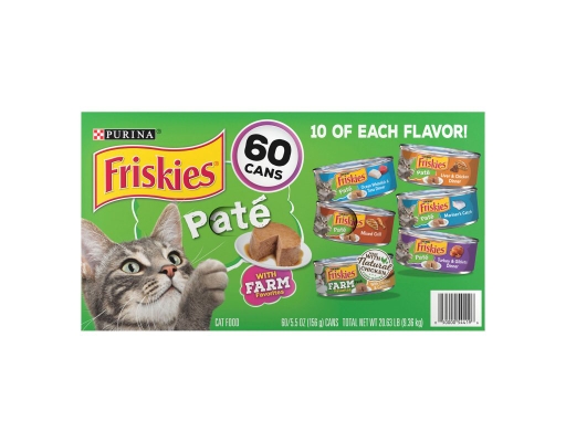 Purina Friskies Wet Cat Food Pate-pk oz (60-pk) - Main Image