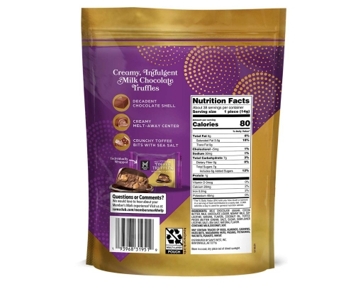 Member's Mark Milk Chocolate Toffee Truffles - Sam's Club
