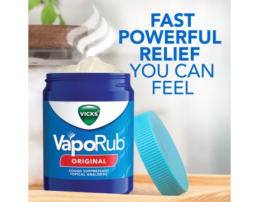 Vicks VapoRub Cough Suppressant Topical Ointment 3.53 oz (2-pk)