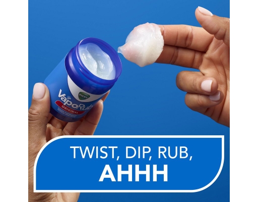 Vicks VapoRub Cough Suppressant Topical Ointment 3.53 oz (2-pk)