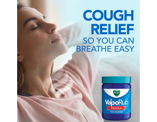 Vicks VapoRub Cough Suppressant Topical Ointment 3.53 oz (2-pk)