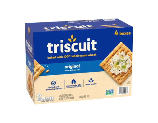 Triscuit Original Whole Grain Wheat Vegan Crackers 8.5 oz (4-pk display picture 2