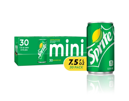 Sprite Mini Soda Cans 7.5 fl oz (30-pk)