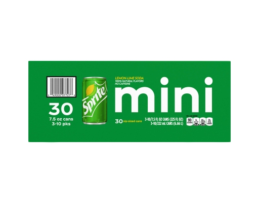 Sprite Mini Soda Cans 7.5 fl oz (30-pk)