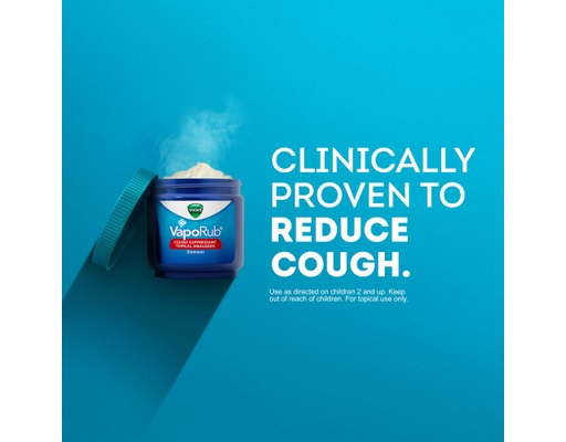 Vicks VapoRub Cough Suppressant Topical Ointment 3.53 oz (2-pk)