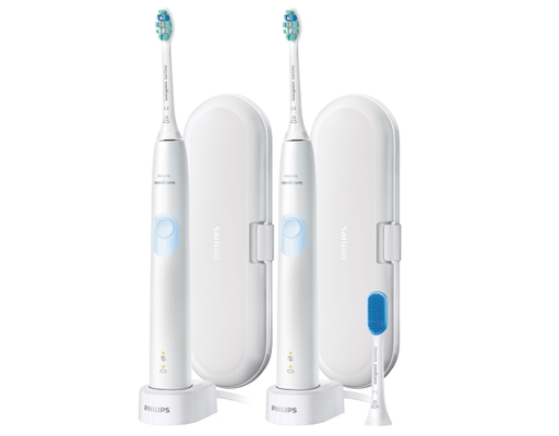Philips Sonicare ProtectiveClean 4300 Power Toothbrush Set Whit