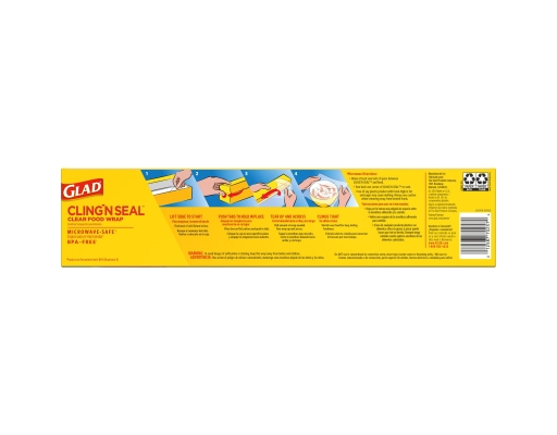 Glad Cling N Seal Plastic Wrap 400 Square Feet (2-pk)