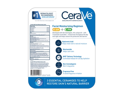 CeraVe Facial Moisturizing Kit Variety Pack 3 fl oz (2-pk)