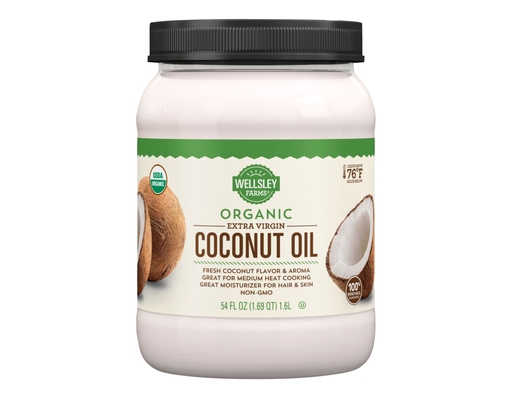 Organic Extra Virgin Coconut Oil, 54 fl oz Wellsley Farms image 0
